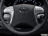  Steering wheel controls close-up. Leveled and from the left photo